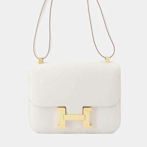 Hermes Grease Pail Epsom Leather Constance 24 Shoulder Bag