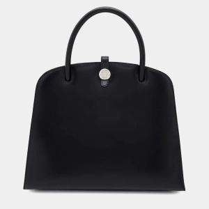 Hermes Black Box Calf Leather Dalvy Tote Bag