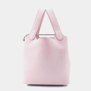 Hermes Picotin Lock Mauve Pail Taurillon Clemence Size Pm