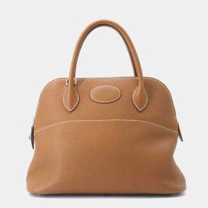 Hermes Bolide Gold Taurillon Clemence Size 31
