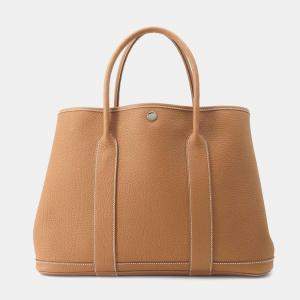 Hermes Garden Party Gold Negonda Leather Size Pm
