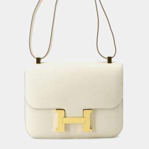 Hermes Constance3 Miroir Craie Epsom Size 24