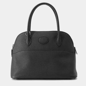 Hermes Black Epsom Leather Bolide 27 Shoulder Bag
