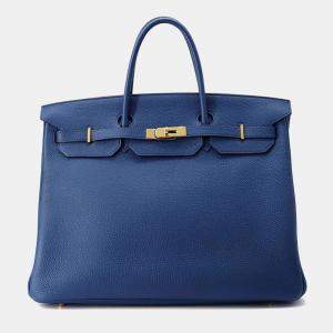 Hermes Birkin Deep Blue Togo Leather Size 40