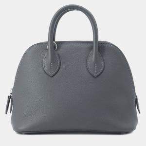 Hermes Ardoise Evercolor Bolide 1923 Mini Satchel Bag