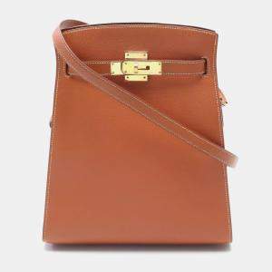 Hermes Gold Courchevel Leather Kelly Sports 25 Shoulder Bag