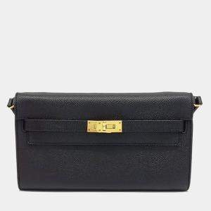 Hermes Black Togo Leather Kelly