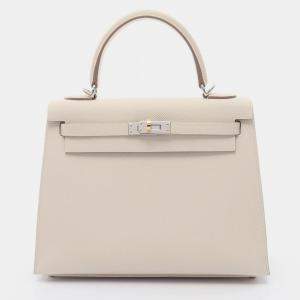 Hermes Craie Leather Kelly 25 