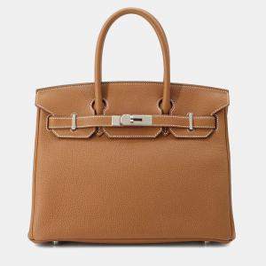 Hermès Gold Togo Leather Birkin 30