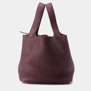 Hermes Picotin Prune Taurillon Clemence Size Mm