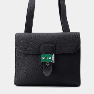  Hermes Sac Adepesh 21 Caban Togo Leather Shoulder Bag