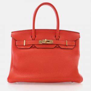 Hermes Birkin 30 Capucine Togo Bag