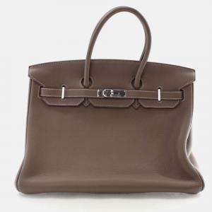 Hermes Birkin 35 Etoupe Togo Bag