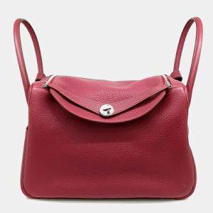 Hermes Lindy 34 Red Leather bag
