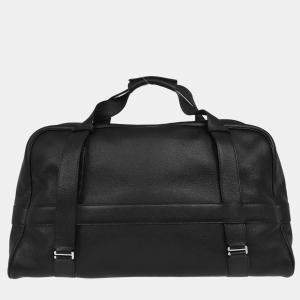 Hermes Arion 50 Black Taurillon Novillo Travel Handbag