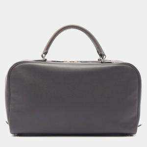 Hermes Sac Envie 36 Graphite  K Epsom Leather Handbag 