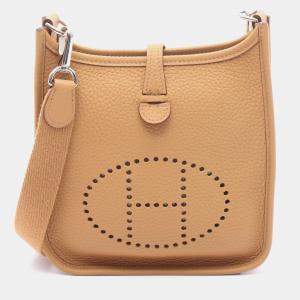 Hermes Evelyne TPM Chai W Taurillon Clemence   Crossbody Bag  