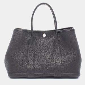 Hermes Garden Party TPM Black T  Negonda Leather Bag