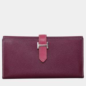 Hermes Bearn Gusset Leather Wallet
