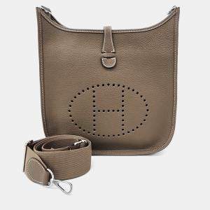 Hermes Brown Leather Evelyn 29