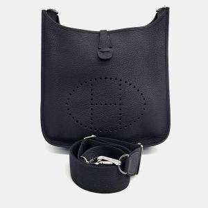 Hermes Evelyn 29 Black Leather Bag