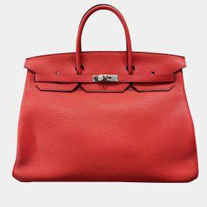 Hermes Birkin 40 Jaipur Pink T5 Togo Leather Bag