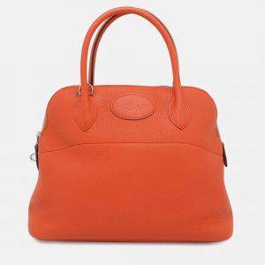 Pre Owned Hermes Bolide 31 Capucines Taurillon Clemence Satchel Bag