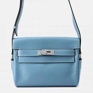 Hermes Kelly Messenger New Blue Jean Evercolor Size PM