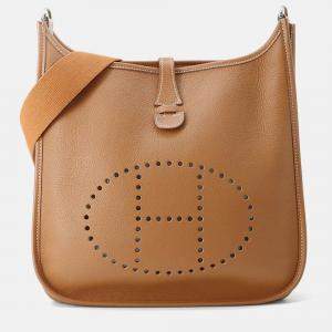 Hermes Evelyne Gold Taurillon Clemence Size Pm
