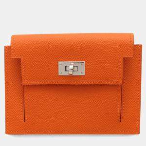 Hermes Kelly Pocket Compact Feu Epsom