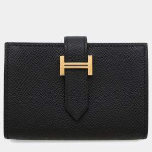 Pre Owned Hermes Bean Mini Black Epsom