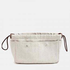 Pre Owned Hermes Poby Fabric Pouch
