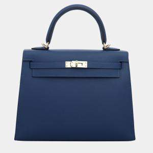 مملوكة مسبقًا Hermes Kelly Sellier 25 Leather Bag