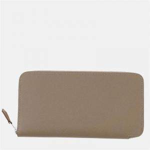 Hermes Azap Long Silk In Etoupe Epsom