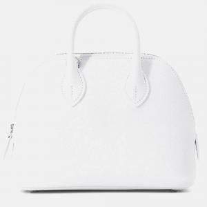 Pre Owned Hermes Bolide 1923 New White Evercolor Mini Handbag