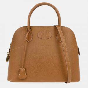 Pre Owned Hermes Bolide 31 Natural Courchevel Handbag