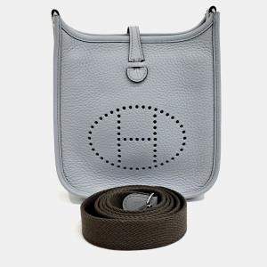 Hermes Grey Leather Evelyn 16