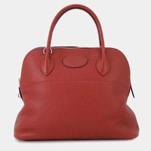 Hermes Bolide 31 Rouge H Taurillon Clemence Bag