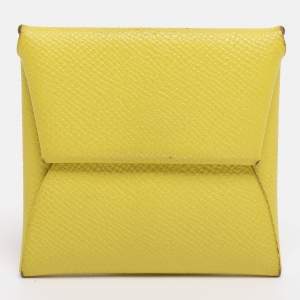 Pre Owned Hermes Kiwi Epsom Leather Bastia Coin Purse
