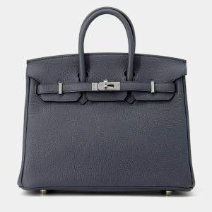 Pre Owned Hermes Birkin Grimist Togo Leather Size 25