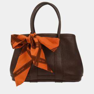 Pre Owned Hermes Havane Swift Garden Twilly TTPM Tote Handbag