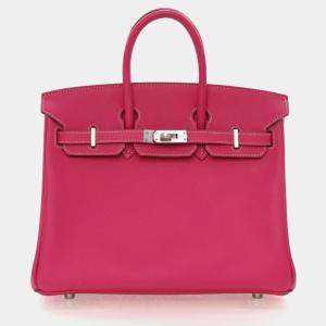 Pre Owned Hermes  Birkin 25 Rose Tyrien Epsom Candy Bag 