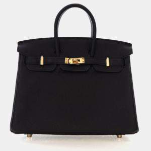 Pre Owned Hermes Noir Togo Birkin 25