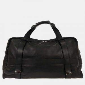 Pre Owned Hermes Black Sikkim Arion 50 Travel Bag