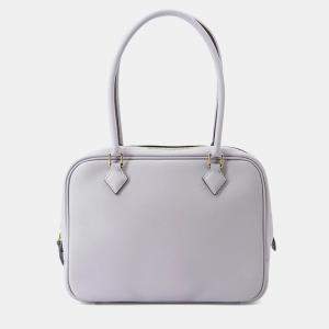 Pre Owned Hermes Mini Plume Green Pantan Swift Leather Mini