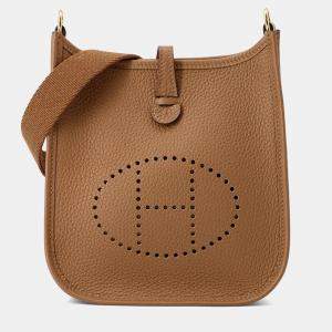 Pre Owned Hermes Evelyne Halzan Taurillon Clemence TPM