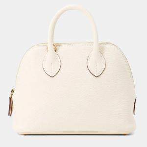 Pre Owned Hermes Bolide 1923 Nata Chevre Myzore Goatskin Mini