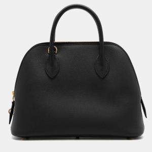 Pre Owned Hermes Bolide  Size 25 1923 Black Epsom