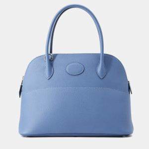 Pre Owned Hermes Bolide Azur Epsom Size 27