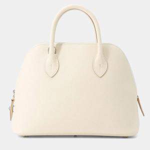 Pre Owned Hermes Bolide Size 25 1923 Craie Epsom 